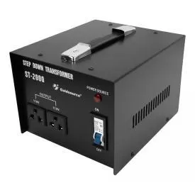 Imagen de Transformador 220v - 110v 2000w - 2 Tomas 