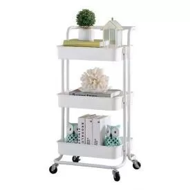 Imagen de Carrito Tipo Ikea 3 Niveles Estilo Italiano Multiuso Hogar