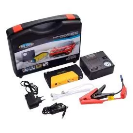 Imagen de Arrancador Auto Moto Cargador Bateria Portatil + Compresor