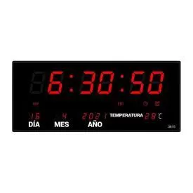 Imagen de Reloj Pared Digital Grande Led. Gimnasio Hospital 36 Cm
